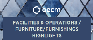 OECM logo on facilities and furnishings highlights